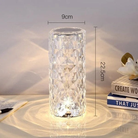 Crystal Rose Lamp - FADI CARTMy Store