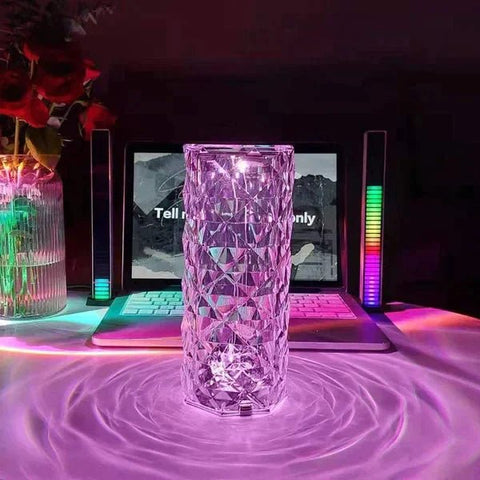 Crystal Rose Lamp - FADI CARTMy Store
