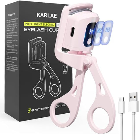 USB Rechargeable Heated Eyelash Curler with 3 Heating Modes - FADI CARTM ZEEES GADGETSUSB Rechargeable Heated Eyelash Curler